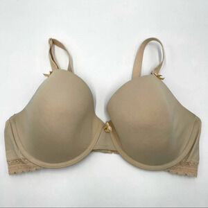 Paramour nude underwire lightly lined bra 38DD